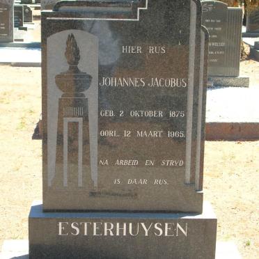 ESTERHUYSEN Johannes Jacobus 1875-1965