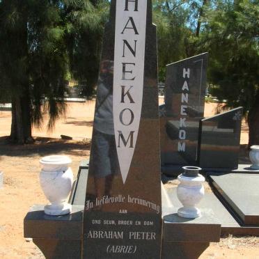 HANEKOM Abraham Pieter 1960-1982