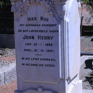 HENRY John 1899-1937