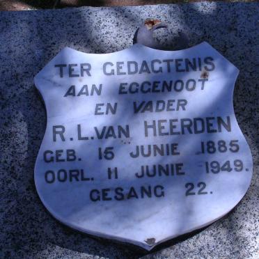 HEERDEN R.L., van 1885-1949