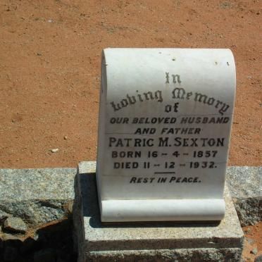 SEXTON Patric M. 1857-1932