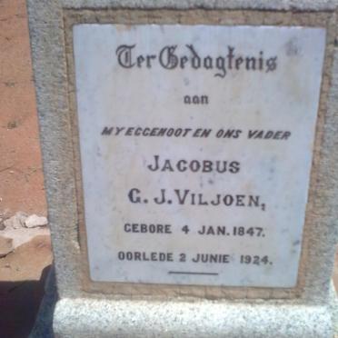 VILJOEN Jacobus G.J. 1847-1924