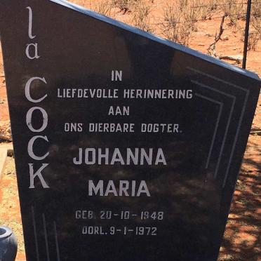 COCK Johanna Maria, la 1948-1972