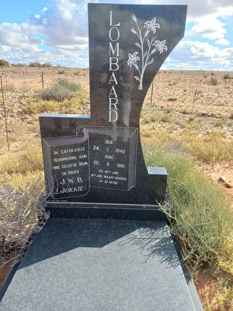 LOMBAARD J.W.B. 1940-1981