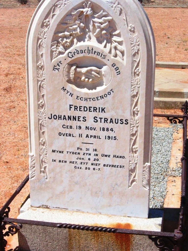 STRAUSS Frederik Johannes 1884-1915