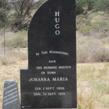 HUGO Johanna Maria 1906-1975