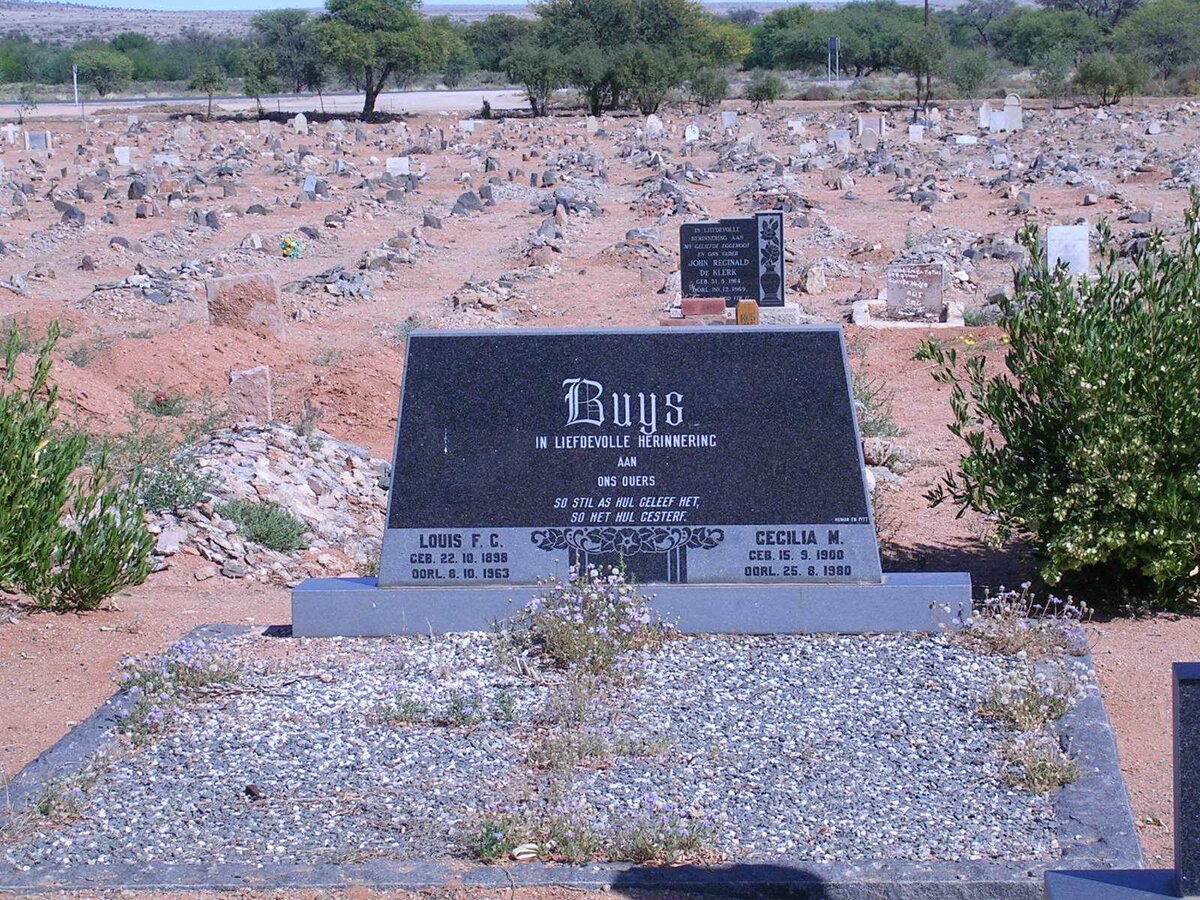 BUYS Louis F.C. 1898-1963 &amp; Cecilia M. 1900-1980