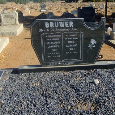BRUWER Everhardus Johannes 1928-1998 &amp; Maria Catharina 1934-