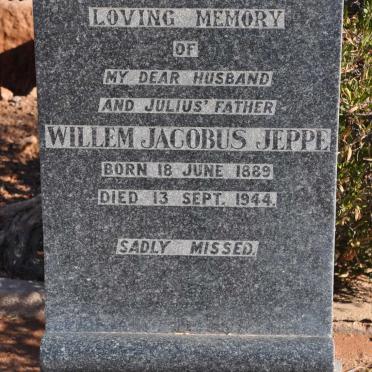 JEPPE Willem Jacobus 1889-1944