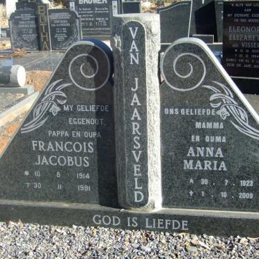 JAARSVELD Francois Jacobus, van 1914-1991 &amp; Anna Maria 1923-2009