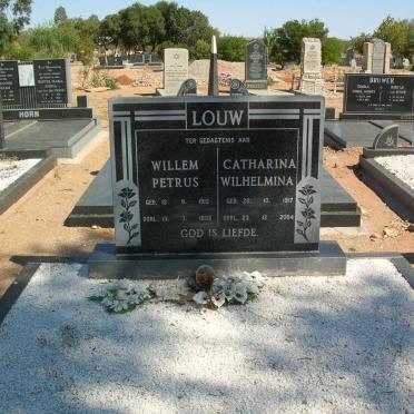 LOUW Willem Petrus 1912-1986 &amp; Catharina Wilhelmina 1917-2004