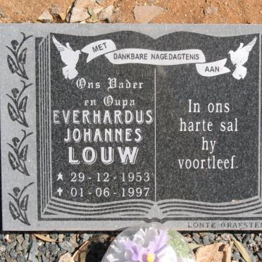 LOUW Everhardus Johannes 1953-1997