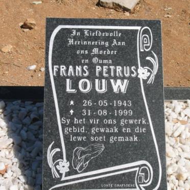 LOUW Frans Petrus 1943-1999