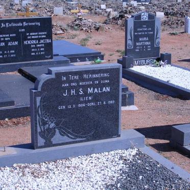 MALAN J.H.S. 1906-1989