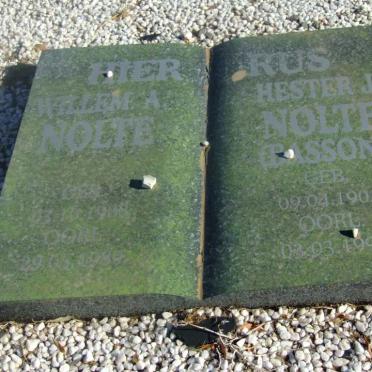 NOLTE Willem A. 1908-1989 &amp; Hester J. BASSON 1902-1997