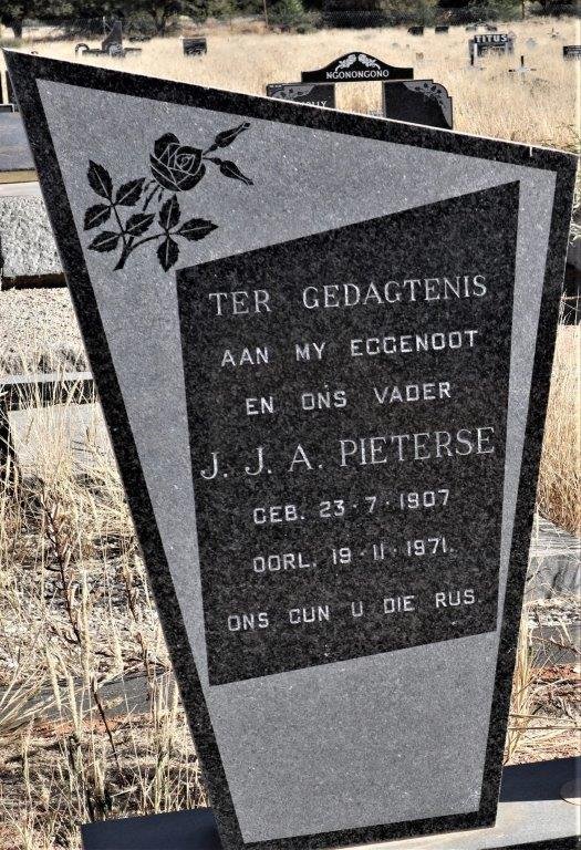 PIETERSE J.J.A. 1907-1971