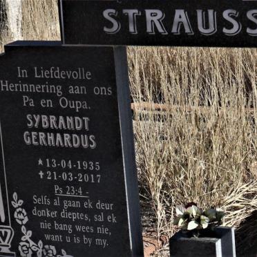 STRAUSS Sybrandt Gerhardus 1935-2017