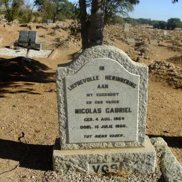 VOS Nicolas Gabriel 1864-1950