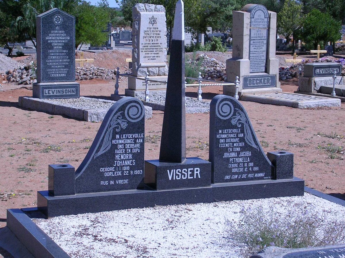 VISSER Hendrik Johannes 1918-1983 &amp; Johanna Jacoba Petronella 1918-1981