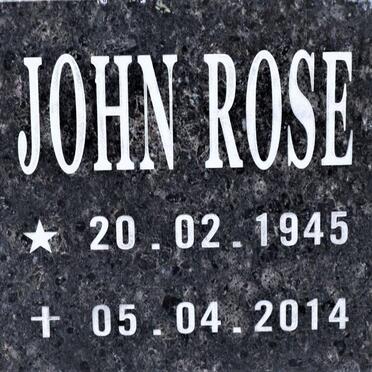 ROSE John 1945-2014
