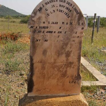 LINDE Jan Johannes, van der 1859-1935