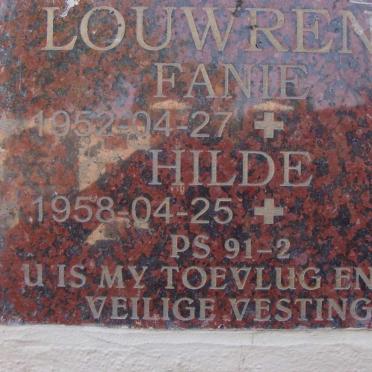 LOUWRENS Fanie 1952- &amp; Hilde 1958-