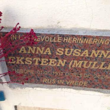 EKSTEEN Anna Susanna nee MULLER 1937-2011