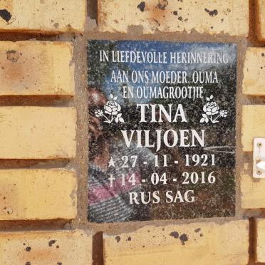 VILJOEN Tina 1921-2016