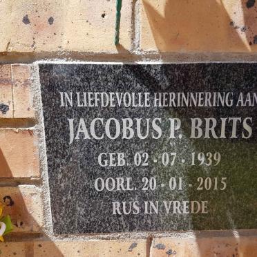 BRITS Jacobus P. 1939-2015