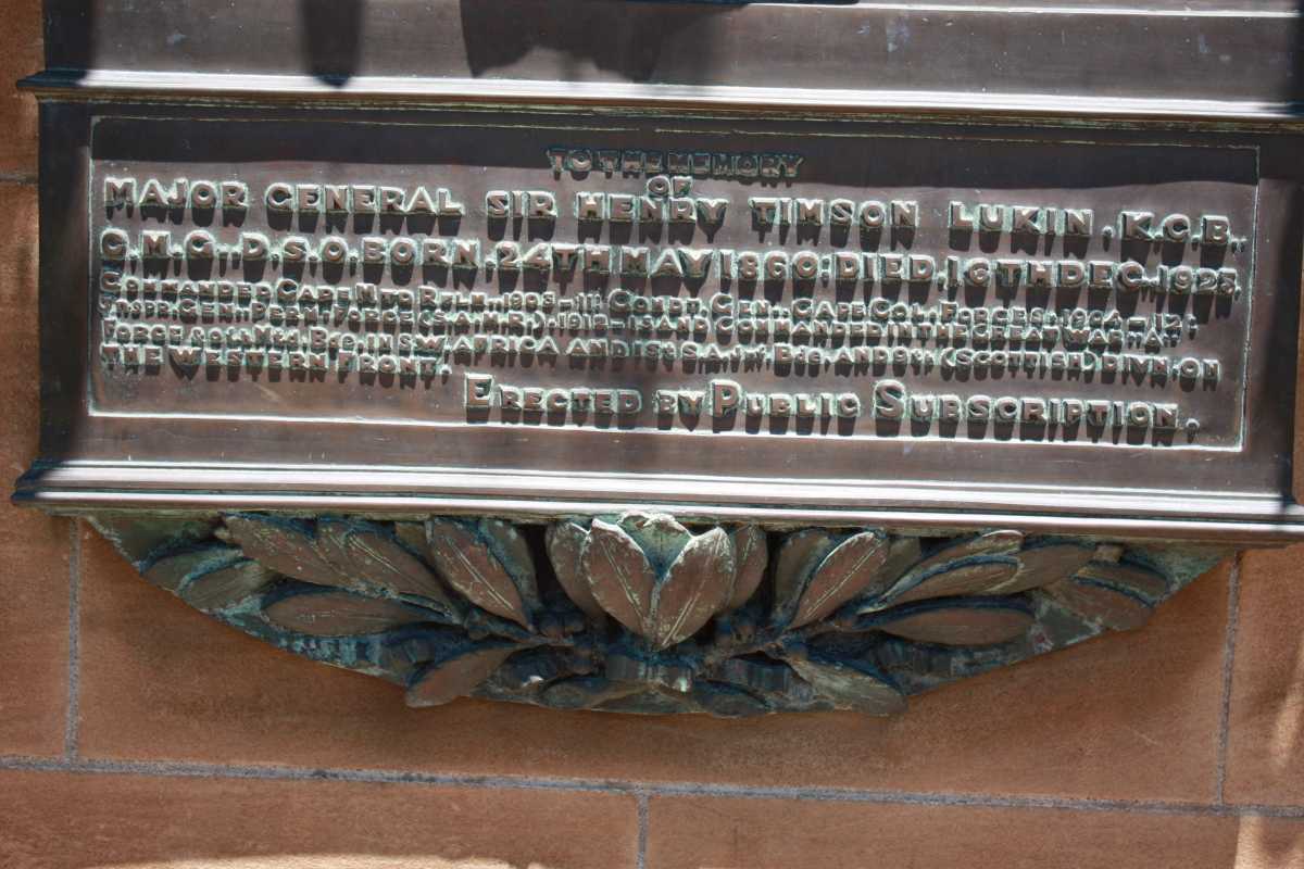 LUKIN Henry Timson 1860-1925