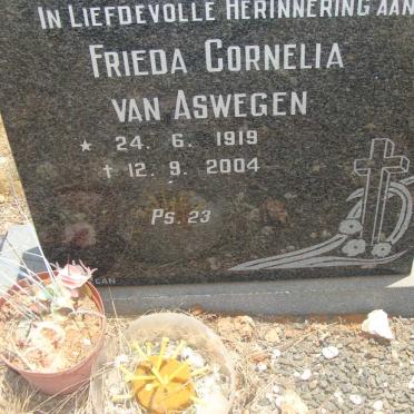 ASWEGEN Frieda Cornelia, van 1919-2004