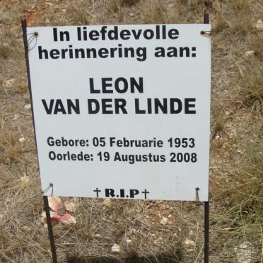 LINDE Leon, van der 1953-2008
