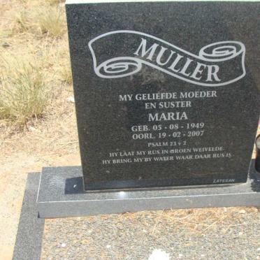 MULLER Maria 1949-2007