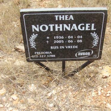 NOTHNAGEL Thea 1936-2005