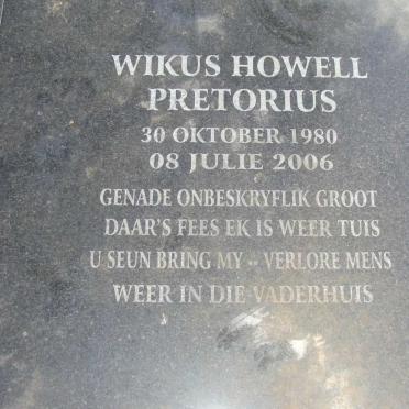 PRETORIUS Wikus Howell 1980-2006