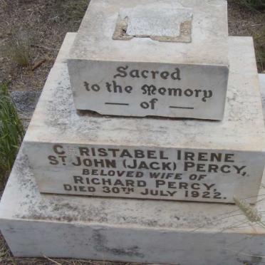 PERCY Christabel Irene St John -1922