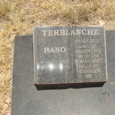TERBLANCHE Hanno 1998-2005