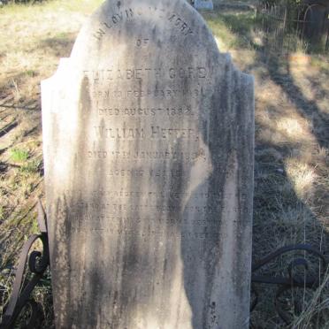 HEFFER William -1896 :: GORE Elizabeth 1881-1882 