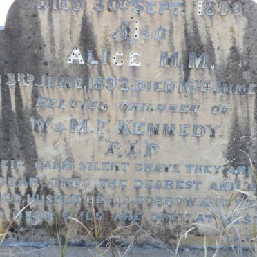KENNEDY Alice M.M. 1892-1900