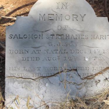 MARITZ Salomon Stephanes 1854-1872