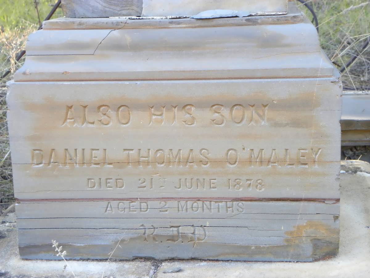 O’MALEY Daniel Thomas -1878