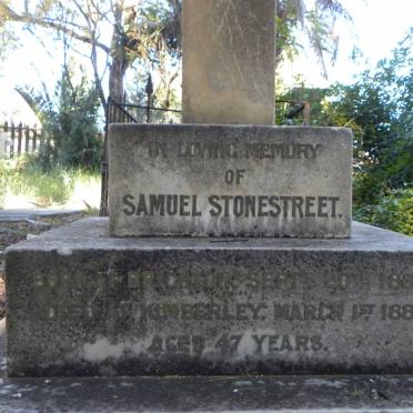 STONESTREET Samuel 1833-1881
