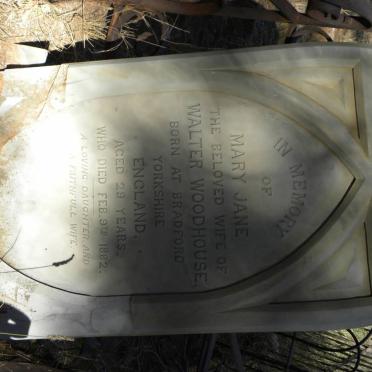 WOODHOUSE Mary Jane -1882