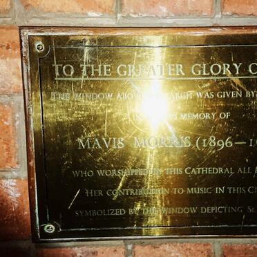 MORRIS Mavis 1896-1961