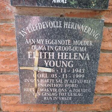 YOUNG Edith Helena 1943-1999