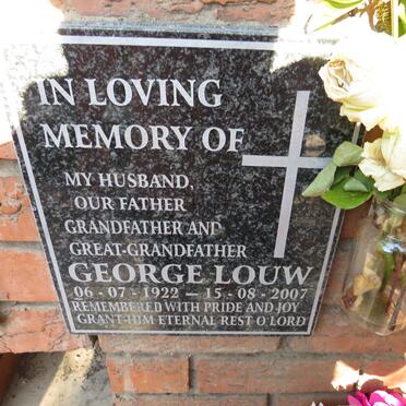 LOUW George 1922-2007