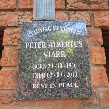 STARR Peter Albertus 1946-2013