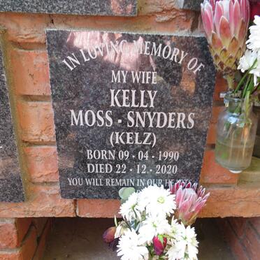 SNYDERS Kelly, MOSS- nee KELZ 1990-2020