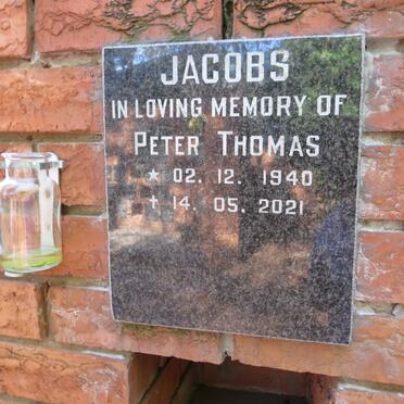 JACOBS Peter Thomas 1940-2021