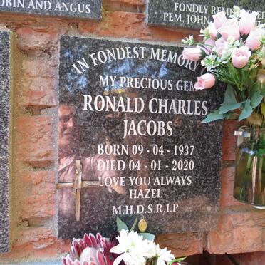 JACOBS Ronald Charles 1937-2020